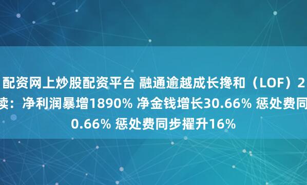 配资网上炒股配资平台 融通逾越成长搀和（LOF）2025年报解读：净利润暴增1890% 净金钱增长30.66% 惩处费同步擢升16%